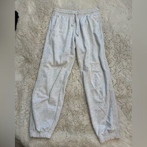 TNA Light Gray Fleece Sweatpants